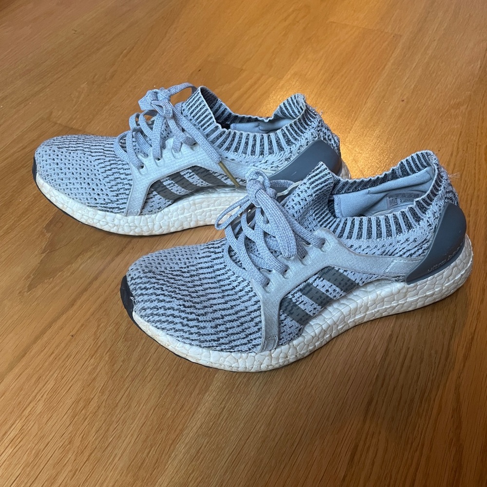 Gray Adidas Ultraboosts